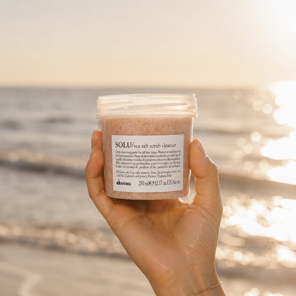 SOLU Sea Salt Scrub Cleanser | Davines