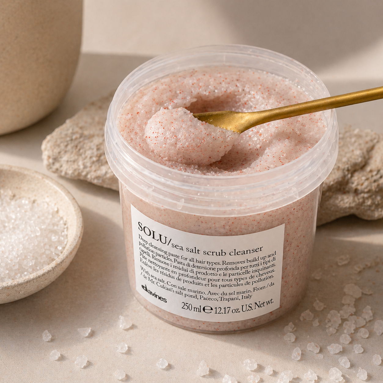 SOLU Sea Salt Scrub Cleanser | Davines