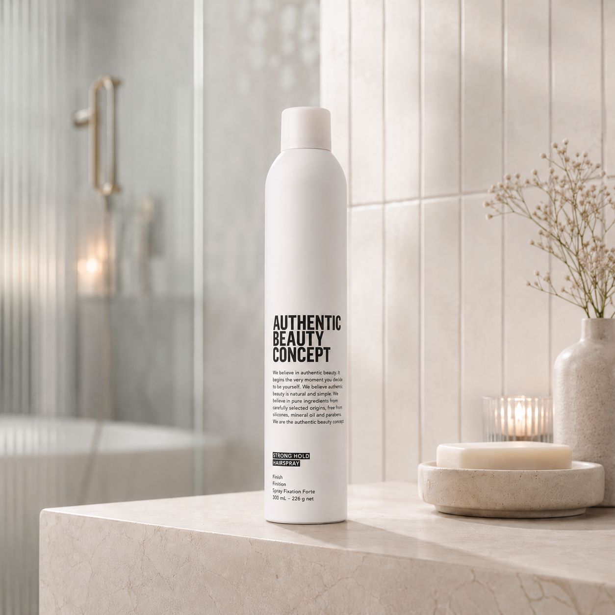 Strong Hold Hairspray | Authentic Beauty Concept